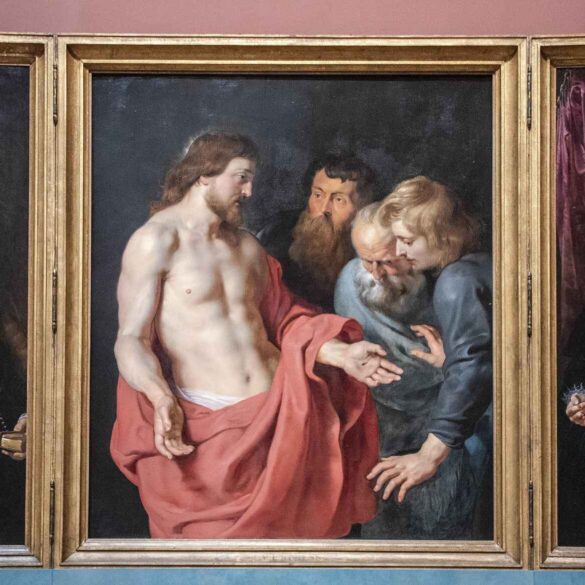 Jesus viser seg for Tomas etter sin oppstandelse (1613-15).