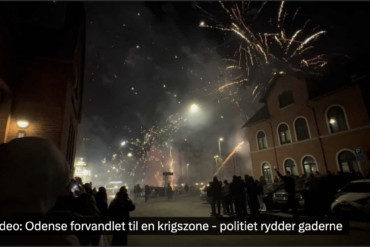 Odense forvandlet til en krigszone