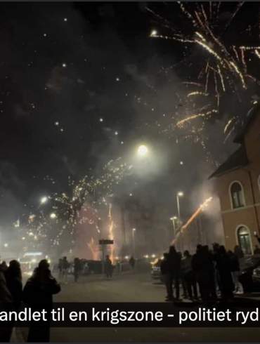 Odense forvandlet til en krigszone