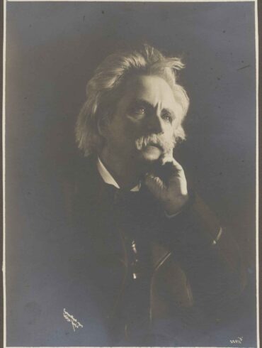 Portrett av komponisten Edvard Hagerup Grieg (1903).
