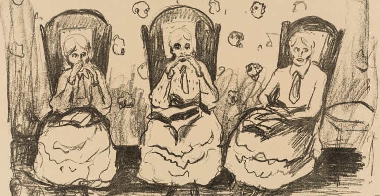 Tre gamle damer (1922).