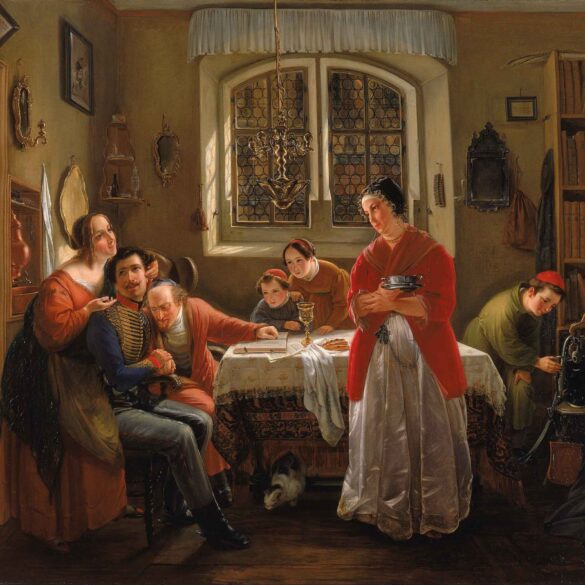 Veteranens hjemkomst (1833-34).