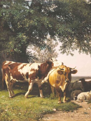 Bøling under trærne (1864).