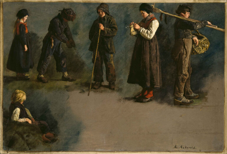 Bondeungdom (1900?).