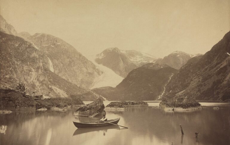 Bondhusbreen, Mauranger, Kvinnherad, Hordaland (1889-1900).