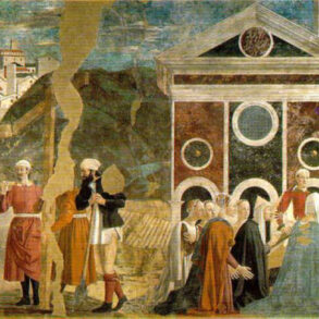 Gjenfinningen og bekreftelsen av det sanne kors (c.1460).