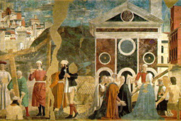 Gjenfinningen og bekreftelsen av det sanne kors (c.1460).