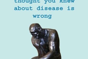 Forside på bog om sygdom