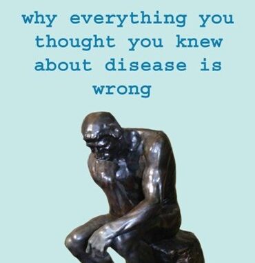 Forside på bog om sygdom