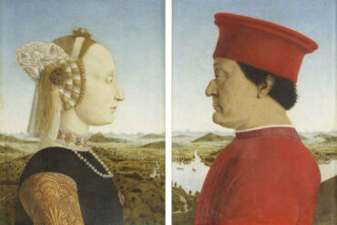 Hertugen og hertuginnen av Urbino (c.1473-75).