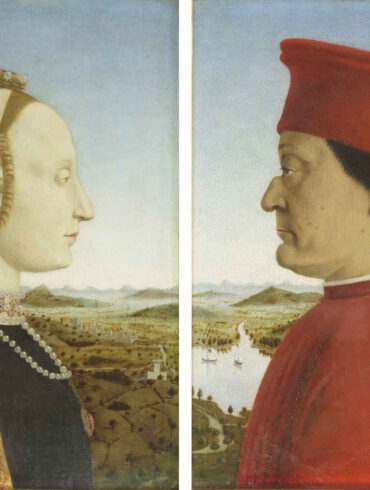 Hertugen og hertuginnen av Urbino (c.1473-75).