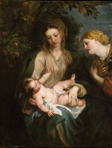 Madonna og barnet med den hellige Katharina av Alexandria (c.1630).