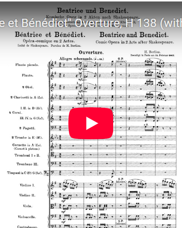 Mellemspil – Berlioz: Ouverture til Béatrice et Bénédict (1860-62).