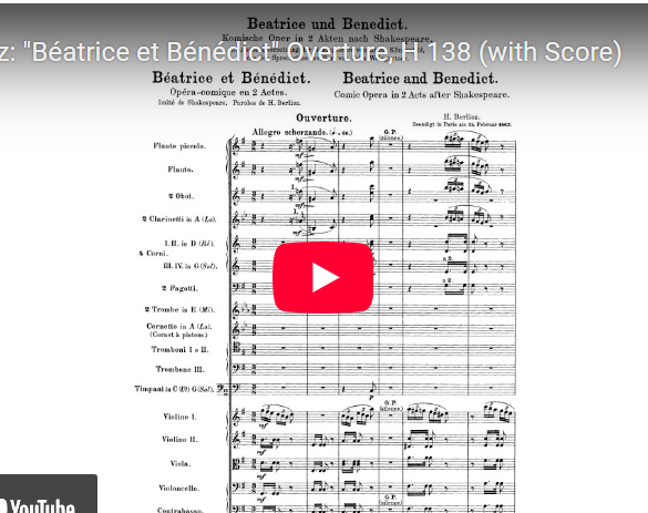 Mellemspil – Berlioz: Ouverture til Béatrice et Bénédict (1860-62).
