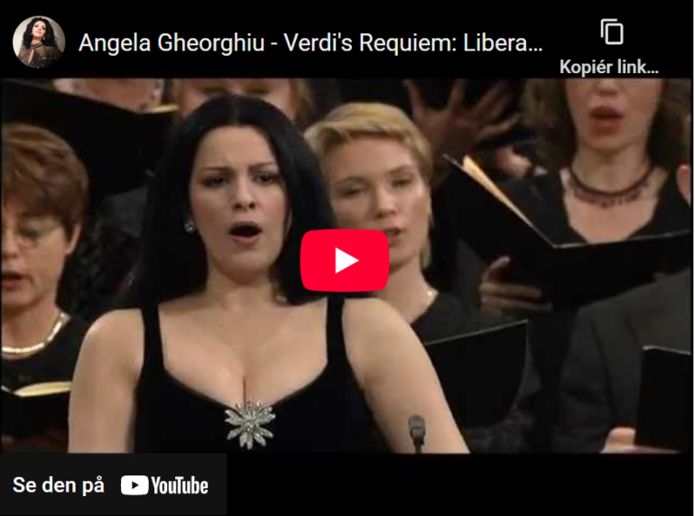 Mellemspil – Verdi: Libera me, fra Requiem (1874).