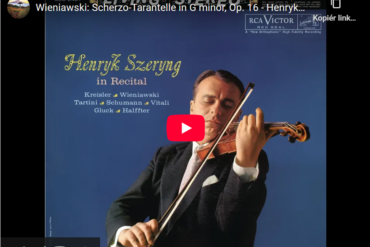 Mellemspil – Wieniawski: Scherzo tarantelle (1855).