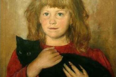 Pike med katt (1895).