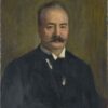Portrett av komponisten Johan Svendsen (c.1890).
