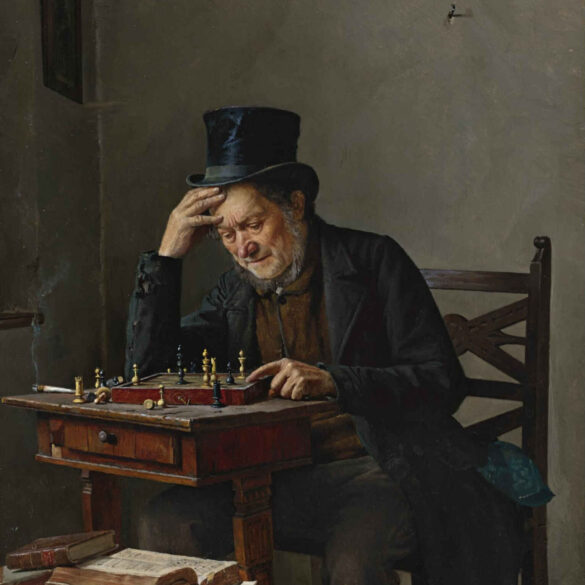 Sjakkspilleren (1890-tallet?)