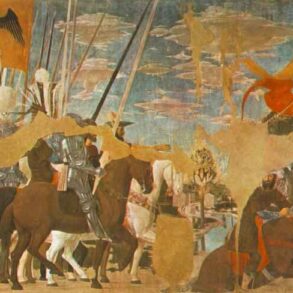 Slaget ved Pons Milvius (c.1458).