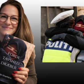Den Korte Avis | Billedet af kvinde i niqab, der omfavnede betjent gik verden rundt – nu har hun forladt islam og skrevet en afslørende bog