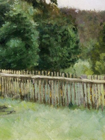 Gjerdet i skogen (1884).