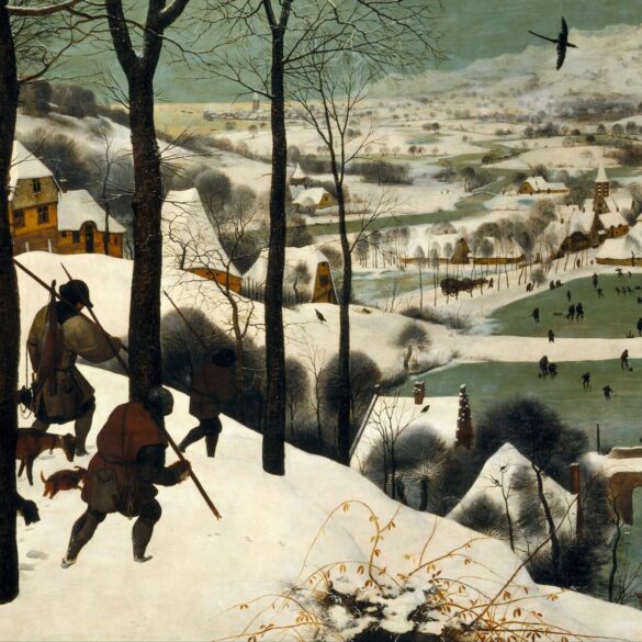 Jegere i snøen (1565).