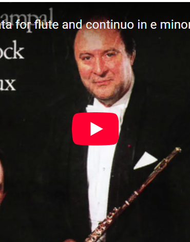 Mellemspil – Bach: Sonate i e-moll for fløyte og basso continuo BWV 1034 (1717-23?).