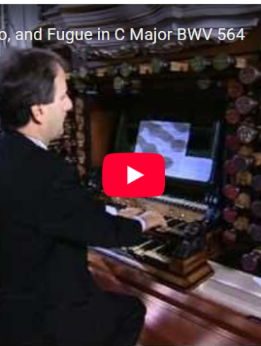 Mellemspil – Bach: Toccata, adagio og fuge i C-dur, BWV 564 (1719–27).