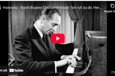 Mellemspil – Bach/Busoni: Ich ruf zu dir, Herr Jesu Christ.