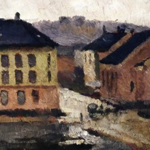 Olaf Ryes plass, sett mot sørøst (1882).