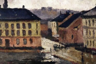 Olaf Ryes plass, sett mot sørøst (1882).