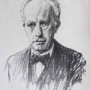 Portrett av komponisten Richard Strauss (c.1918).