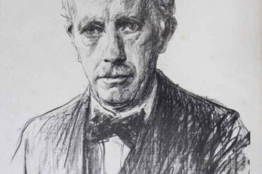 Portrett av komponisten Richard Strauss (c.1918).