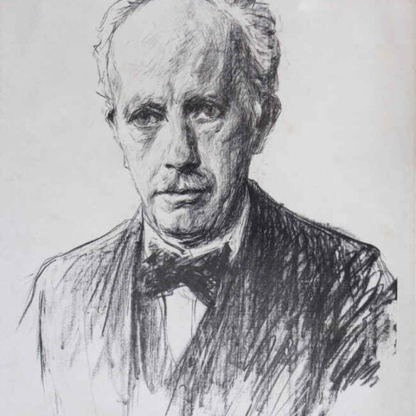 Portrett av komponisten Richard Strauss (c.1918).