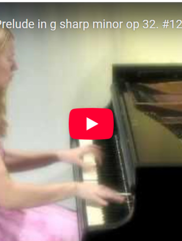 Rakhmaninov: Preludium i giss-moll op. 32 nr 12 (1910).