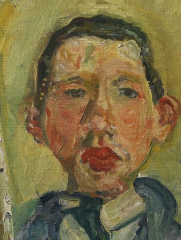 Selvportrett (1918).