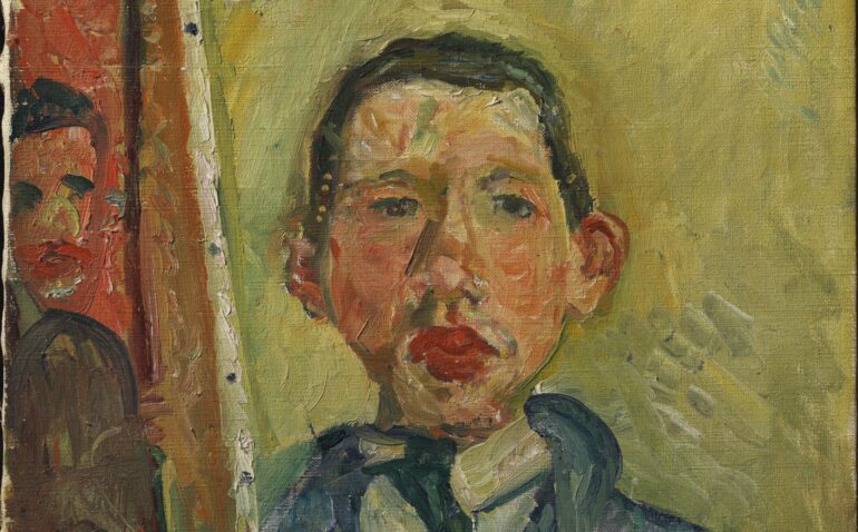 Selvportrett (1918).