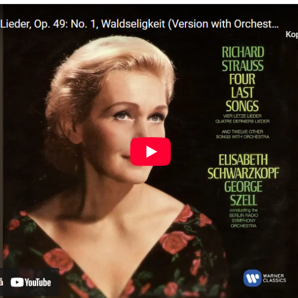 Strauss: Waldseligkeit op.49 nr.1 (1900-01).