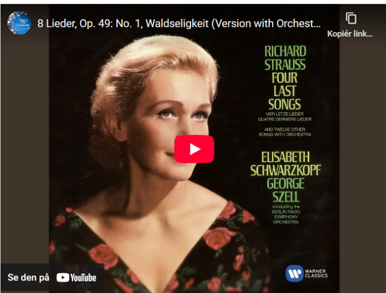 Strauss: Waldseligkeit op.49 nr.1 (1900-01).