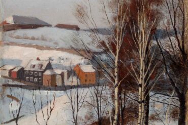 Udsigt fra Fosveien, Christiania (1881?).