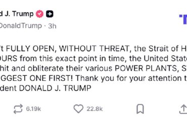 Den Korte Avis | Iran har missiler, der rækker 4000 km og kan ramme mål i Europa – nu kommer Trump med ultimatum: Vi bomber Irans kraftværker, hvis de ikke åbner Hormuzstrædet