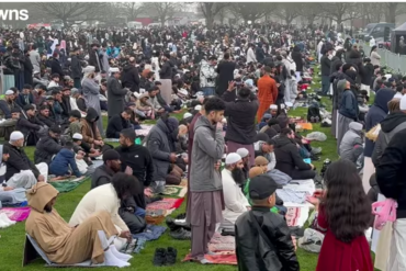 Den Korte Avis | Islam skyller ind over Europa: Tusindvis af muslimer samlet til bøn på offentlige pladser ved Ramadanens afslutning