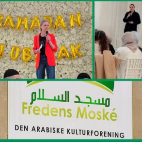 Den Korte Avis | Moderaternes minister Caroline Stage Olsen og Enhedslistens Pertou Mach deltog i Ramadanmiddag i berygtet moské