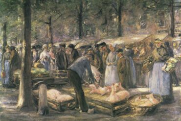 Grisemarked i Haarlem (c.1890-91).