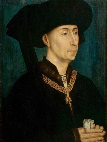 Hertug Philippe le bon av Bourgogne (c.1455).
