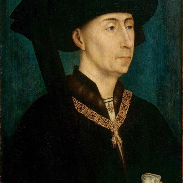 Hertug Philippe le bon av Bourgogne (c.1455).
