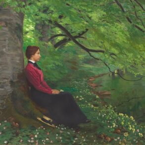 Kunstnerens datter Meta Maren (1901).