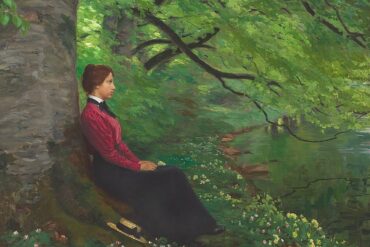 Kunstnerens datter Meta Maren (1901).