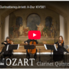 Mellemspil – Mozart: Klarinettkvintett i A-dur (1789).